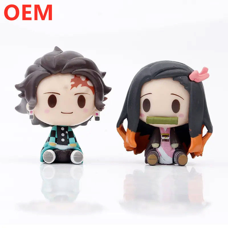 OEM Custom Mini Cute PVC Cartoon Figure Toys para Crianças custom PVC figurino brinquedo