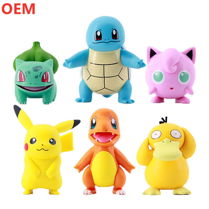 Coleção 3d PVC Modelo Figurine Cartoon Figurine Brinquedos OEM Custom Plástico Cartoon Figurine Brinquedos