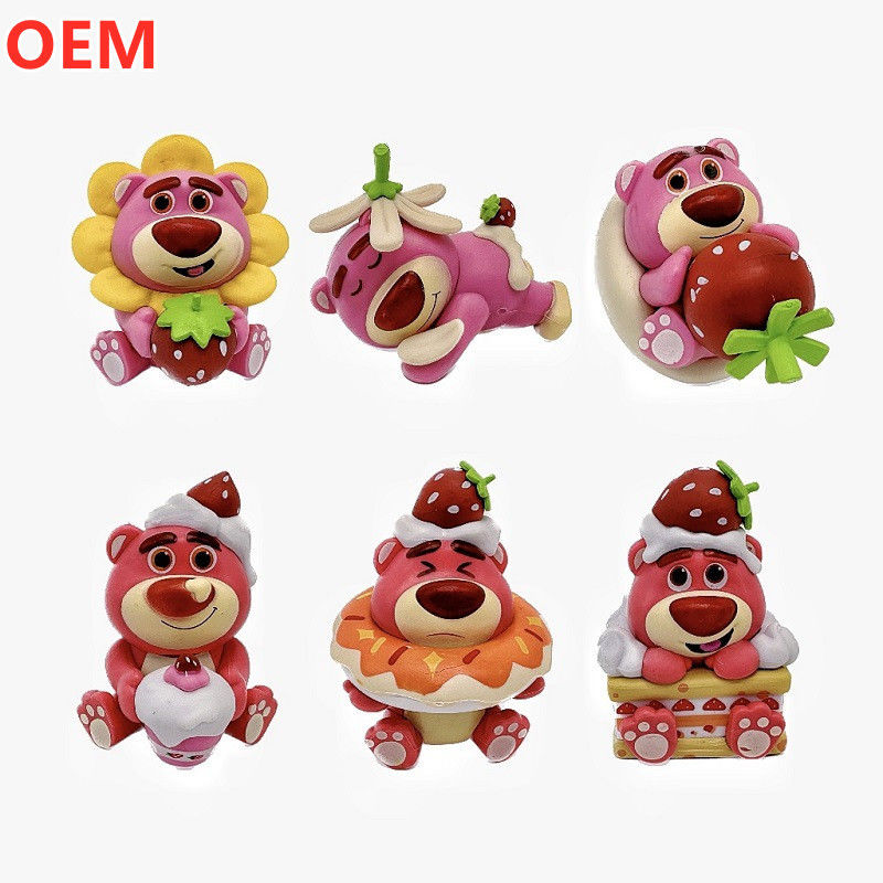 Fábrica OEM Personalizado Personalidades de desenhos animados de plástico 3d de alta qualidade, brinquedos de figuras de desenhos animados de PVC