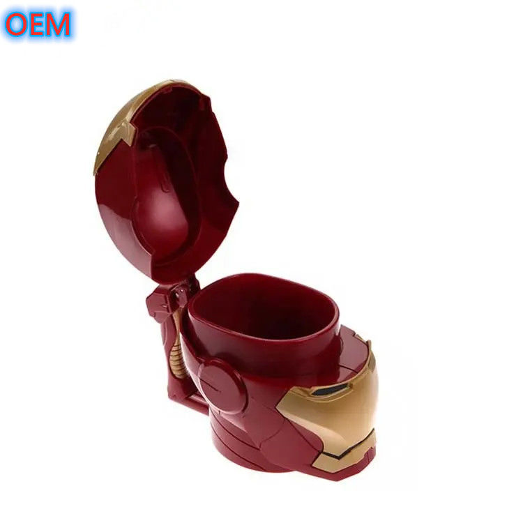 Fabrica Custom Reutilizável Plastic Popcorn Container Bucket OEM Design 3d Popcorn Bucket