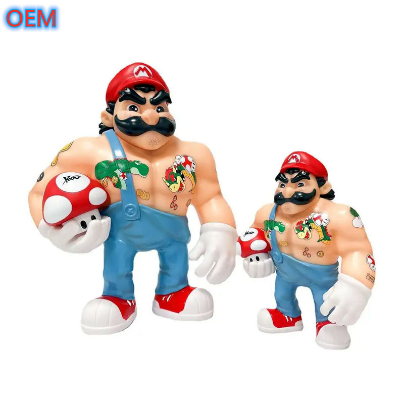 Personalizado 3d plástico desenho animado animais figuras de anime brinquedos OEM design PVC figuras de plástico brinquedos