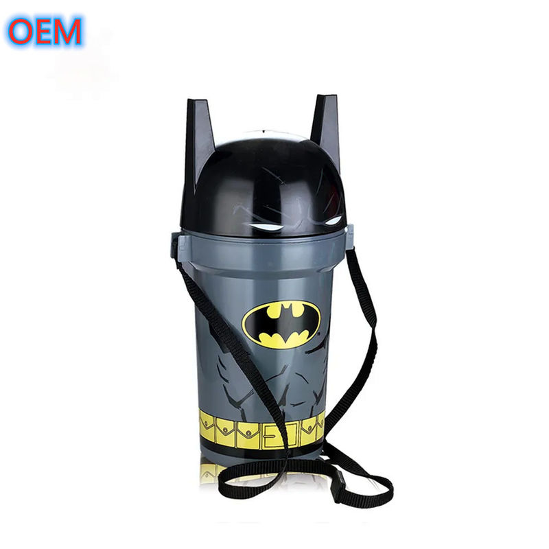 Cartoon Popcorn Bucket Personalização, Design OEM de alta qualidade de plástico Popcorn Bucket