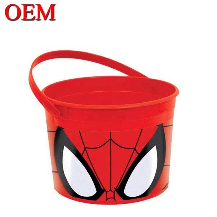 Container de pipoca de plástico feito sob encomenda com tampa
