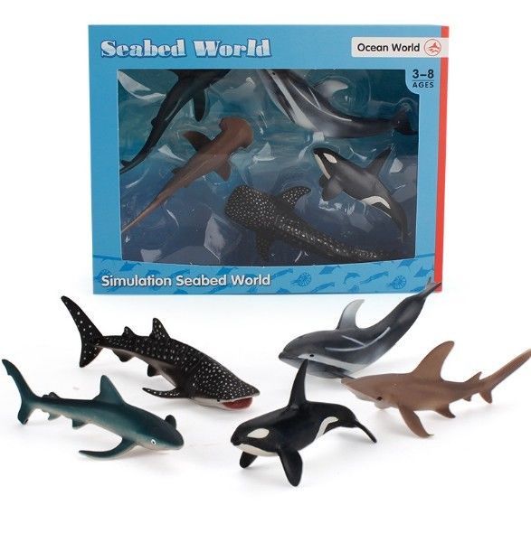 OEM fábrica personalizada Simulação Vida marinha Animais Kit de Modelo de Ação Figuras Miniatura Educação