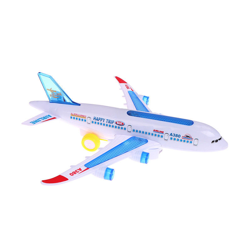 Montaria DIY Airbus Avião Autopilot Flash Som Musical Iluminação Brinquedos Avião Elétrico Brinquedo Para Crianças Crianças
