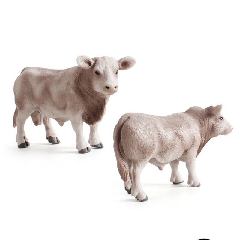 Brinquedos de animação para zoológicos, modelos de vacas, figuras de animação, modelos de plástico