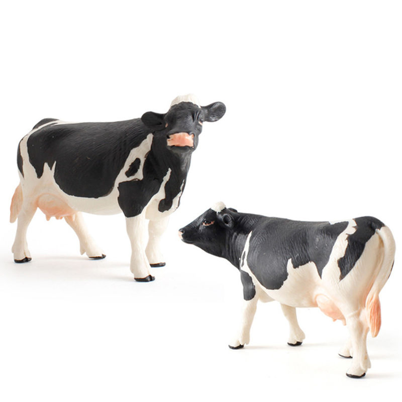 Brinquedos de animação para zoológicos, modelos de vacas, figuras de animação, modelos de plástico