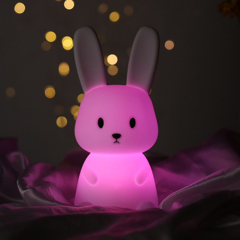 Lâmpada de quarto de luz de noite LED sensor de toque decoração do quarto presente bonito
