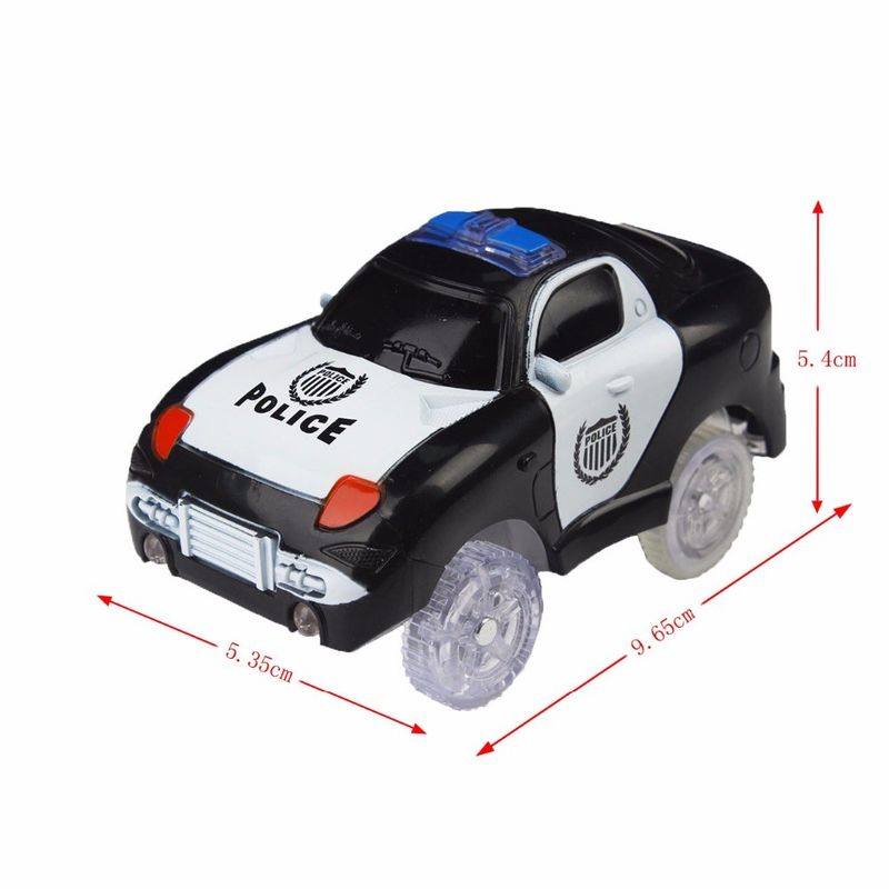 Carros de luzes LED personalizados Brinquedos com luzes piscantes Carros de brinquedos DIY