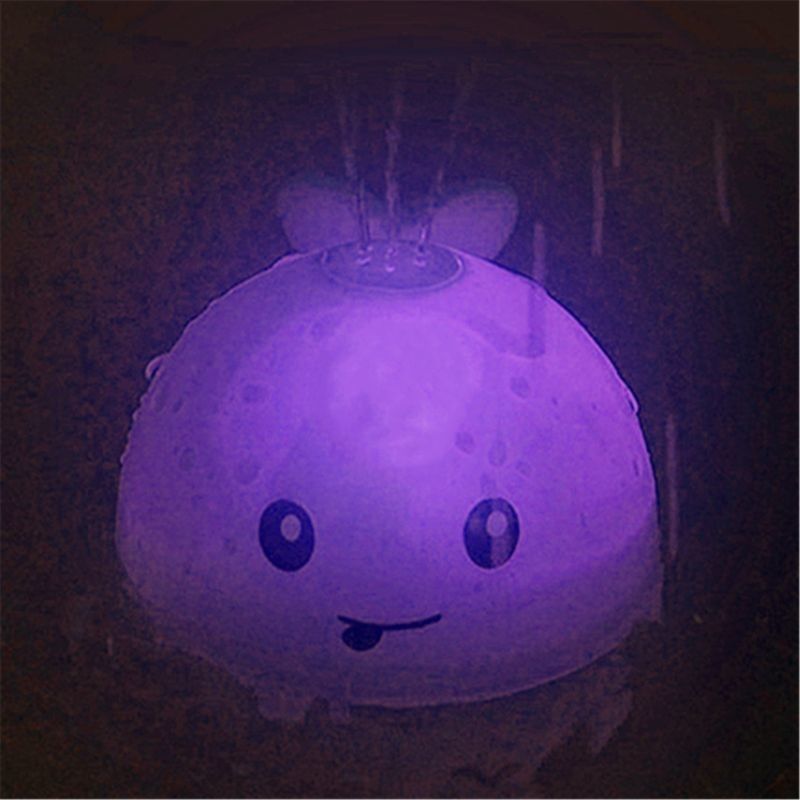 brinquedo personalizado fazer Light Up Banheira de banho brinquedos Sprinkler de água de baleia brinquedos de piscina brinquedo de piscina
