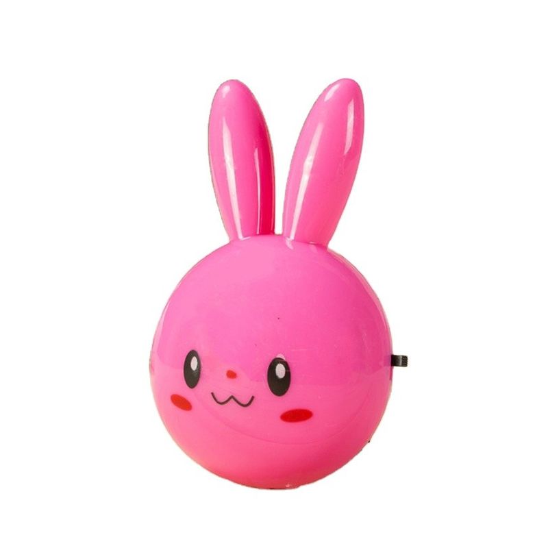 Produtor de brinquedos personalizado LED Rabbit Night Lamp Switch ON/OFF Wall Light Lâmpada de cama