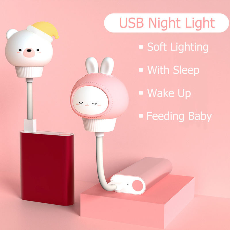 Lâmpada de brinquedo de fábrica PVC vinil LED Iluminação de brinquedos Cartoon Cartoons USB