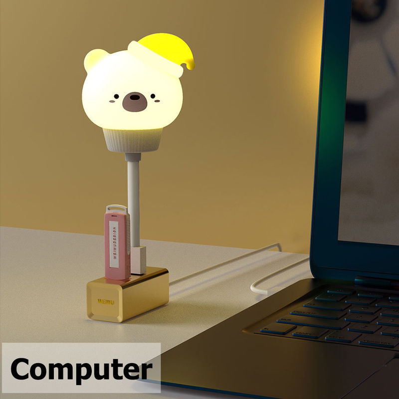 Lâmpada de brinquedo de fábrica PVC vinil LED Iluminação de brinquedos Cartoon Cartoons USB