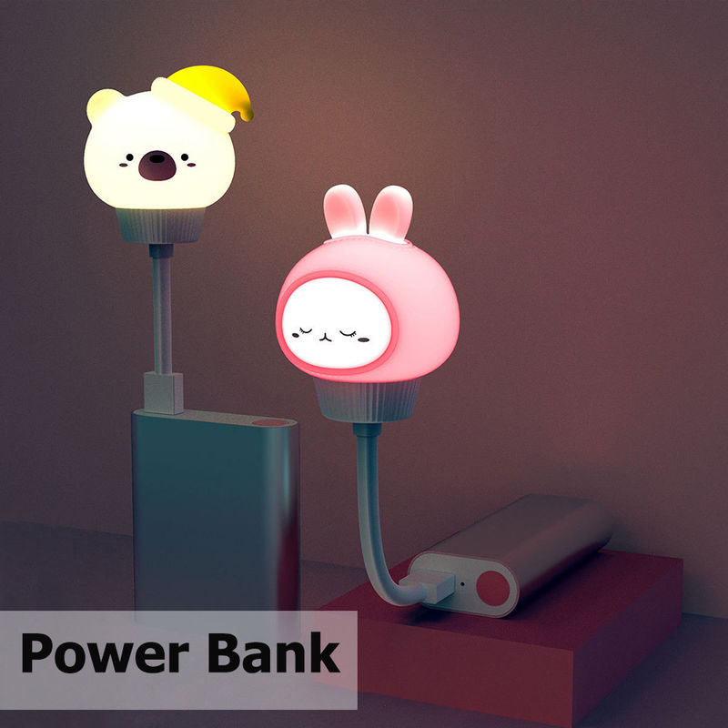 Lâmpada de brinquedo de fábrica PVC vinil LED Iluminação de brinquedos Cartoon Cartoons USB