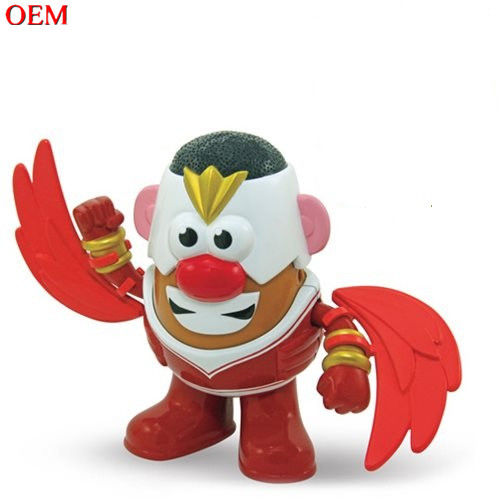 Fabricação de brinquedos design de brinquedos personalizado OEM PVC Movie Character Potato Head 3D Toy custom action figure