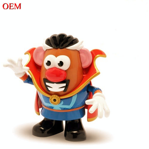Fabricação de brinquedos design de brinquedos personalizado OEM PVC Movie Character Potato Head 3D Toy custom action figure
