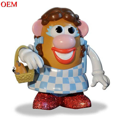 Fabricação de brinquedos design de brinquedos personalizado OEM PVC Movie Character Potato Head 3D Toy custom action figure