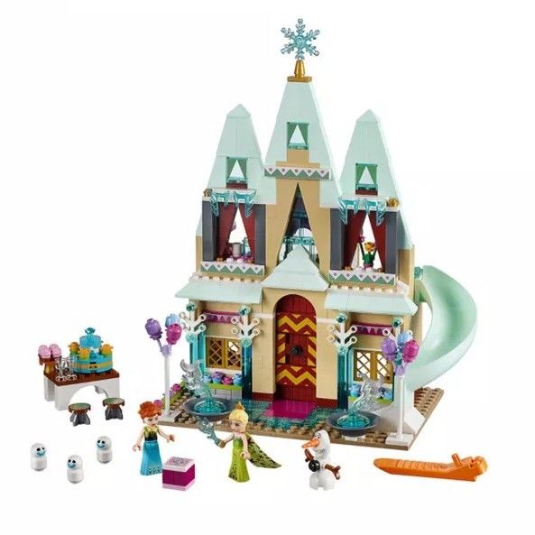 A série de meninas feita sob medida tijolos brinquedo Princesa castelo montagem montar blocos de construção brinquedos