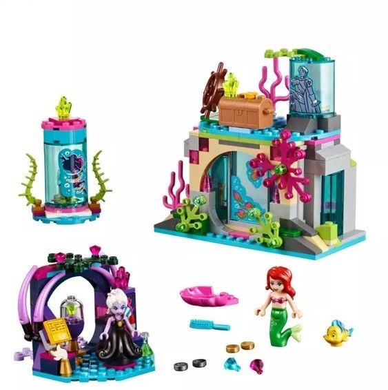 A série de meninas feita sob medida tijolos brinquedo Princesa castelo montagem montar blocos de construção brinquedos
