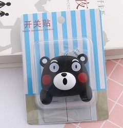Kt Cat Cartoon Switch Cover Room Decor 3D On-Off Switch Adesivo Switch Outlet Wall Adesivo