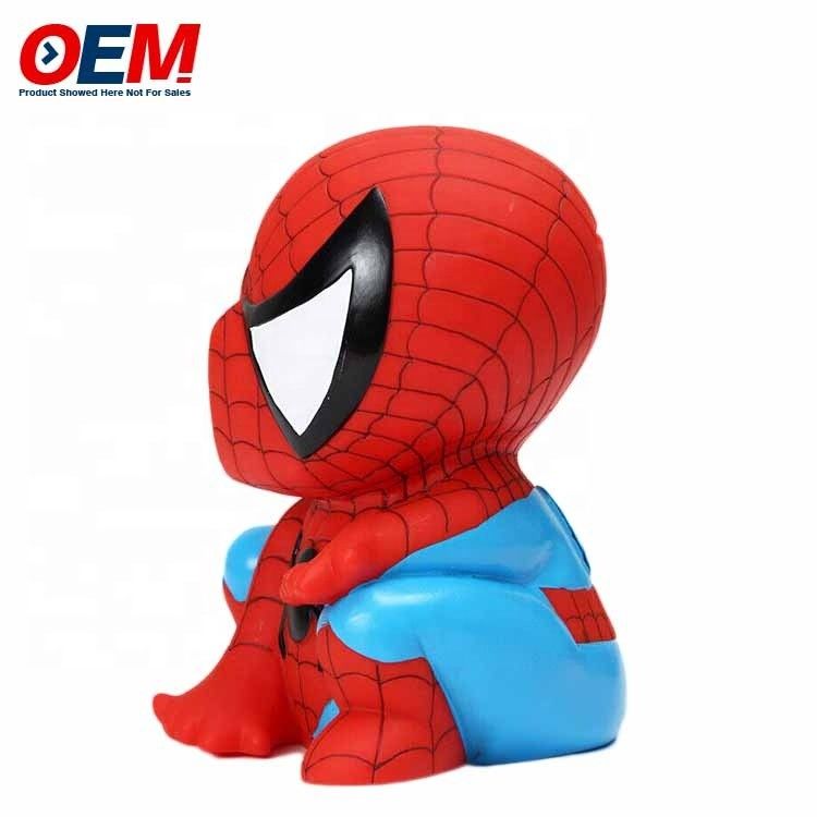 Fábrica OEM fazer Cartoons Banco de Moedas de Plástico PVC Pika Com Fechadura Chave Piggy Banco de Plástico