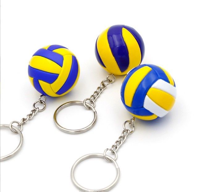 FABRICA 3D Mini chaveiro em forma de bola Faça o seu próprio design Chaveira de PVC personalizada