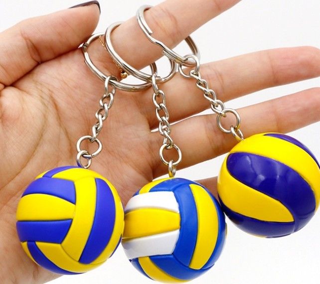 FABRICA 3D Mini chaveiro em forma de bola Faça o seu próprio design Chaveira de PVC personalizada
