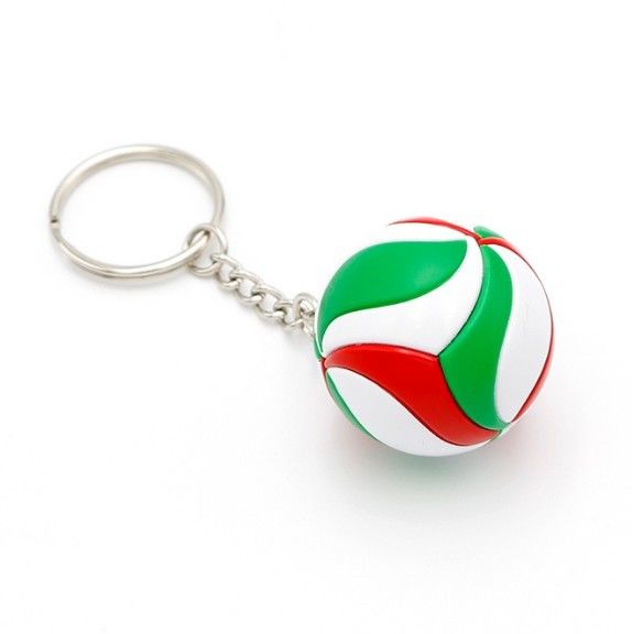 FABRICA 3D Mini chaveiro em forma de bola Faça o seu próprio design Chaveira de PVC personalizada