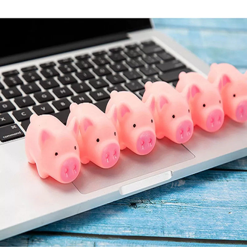OEM personalizado Cute Squeeze Squeaky Chew Jogos Interativos Treinamento Engraçado Mini Brinquedo de Borracha Macia