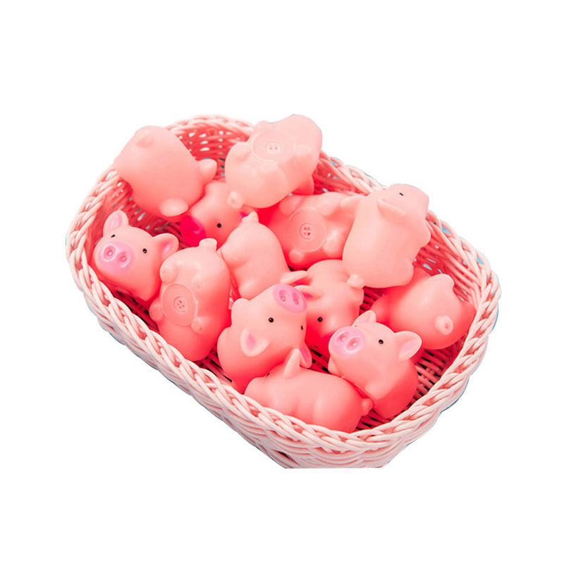 OEM personalizado Cute Squeeze Squeaky Chew Jogos Interativos Treinamento Engraçado Mini Brinquedo de Borracha Macia