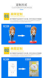 Fabricante personalizado Personalizado Anime brinquedo de plástico figuras 3D Mini Modelo brinquedos oem figura de ação