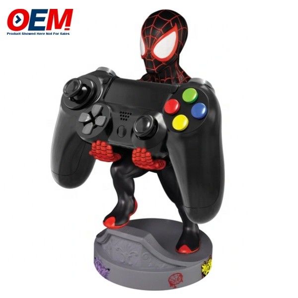 Spidman porta-telefone feito escritório escritório casa brinquedo de escritório OEM PVC porta-telefone figura