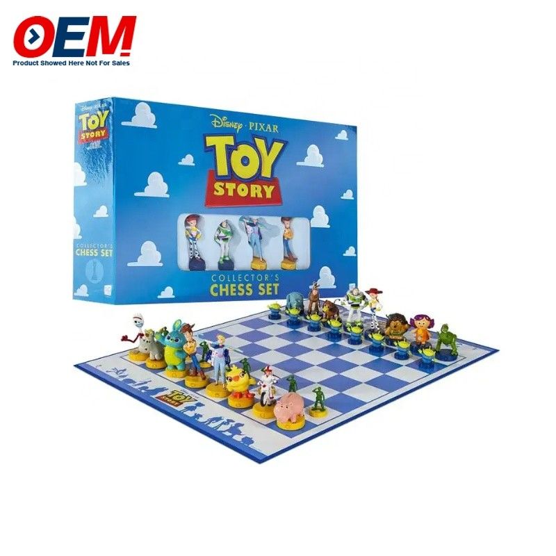 Brinquedos de mesa personalizados de plástico para personagens de risco/ xadrez/ educacional/ negócios/ bebida/ jogo de tabuleiro com caixa