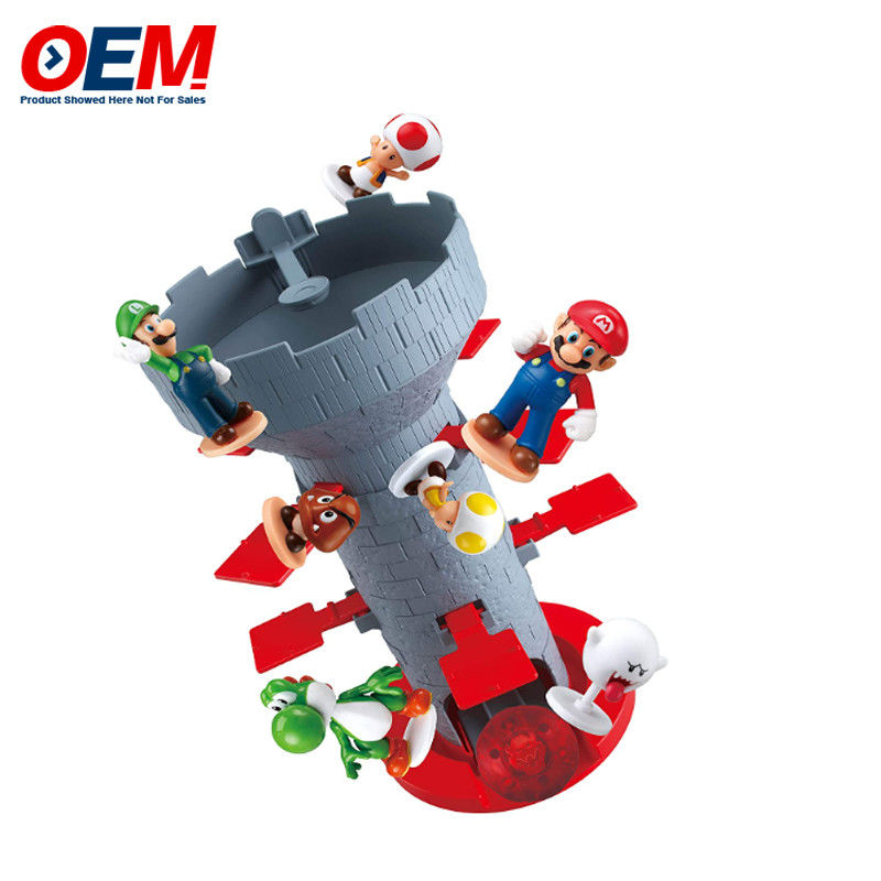 Jogos Dentes Super Mario Piranha Plant Escape Feito Jogo de Ação de Mesa para Idades 4+ com 2 Figuras de Ação Super Mario Colecionáveis