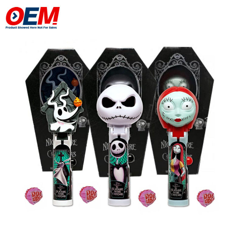 Caixa de segurador de chupa-chupa feita de brinquedo de doces de plástico OEM Criativo Chupa-chupa brinquedo para criança
