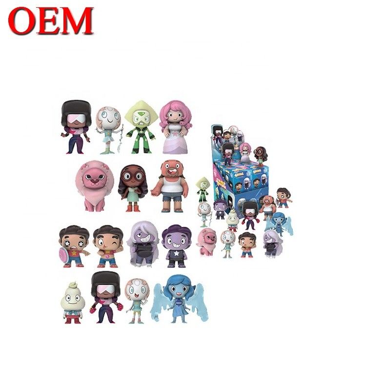 Fábrica de brinquedos de vinil personalizado Ação figura boneca de brinquedo modelo caixa cega para presente de Natal