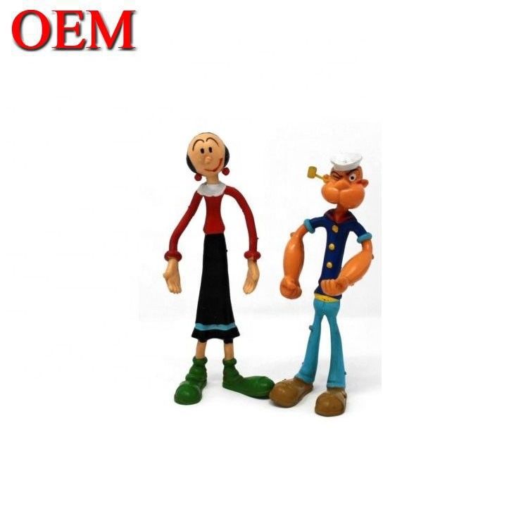 Fábrica Fazer Personalizado Bendable Figure Cartoon Bendable Toy Personagem personalizado Cartoon Militar MODELO TOY