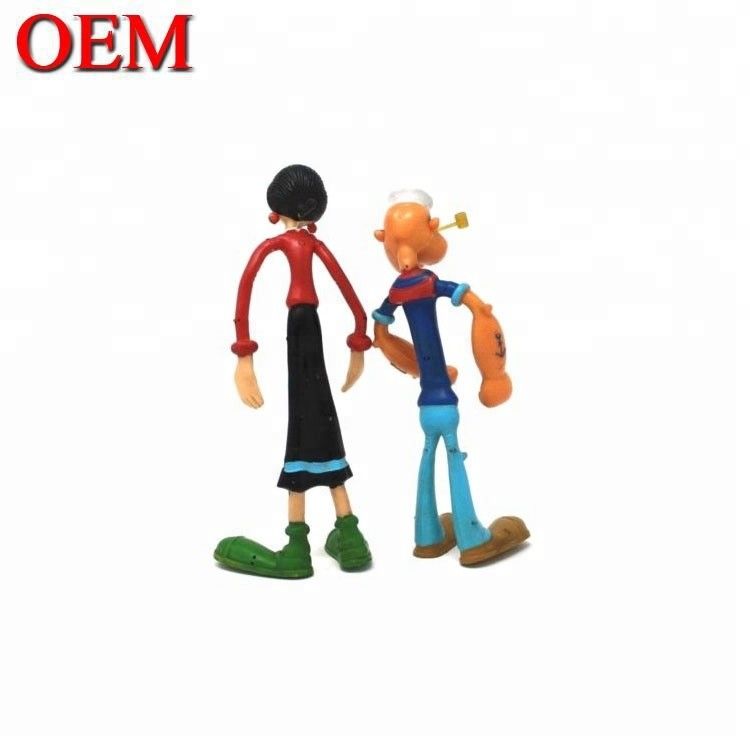 Fábrica Fazer Personalizado Bendable Figure Cartoon Bendable Toy Personagem personalizado Cartoon Militar MODELO TOY