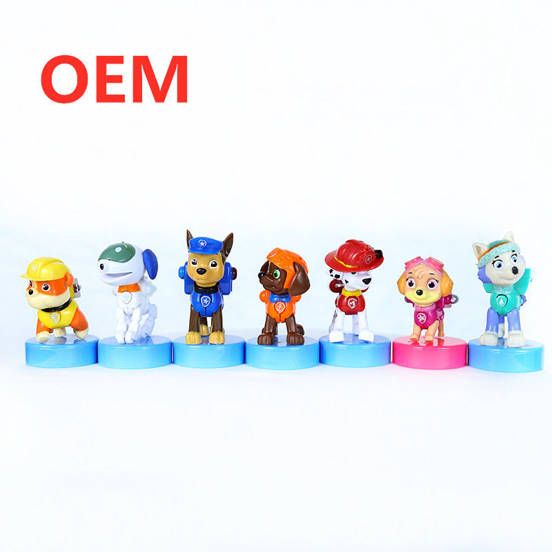 OEM Personalizado Mini Stamper Cartoon Toy 3d Figure Stamper Self-inking Stamp plástico brinquedo infantil material ecológico 5000PCS