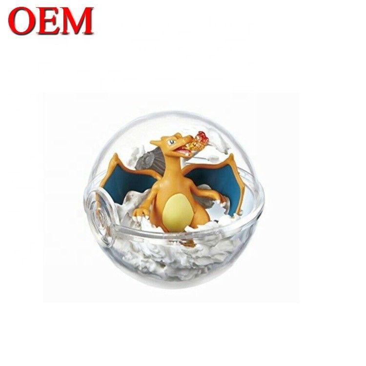 Mini personagem de desenho animado personalizado cápsula figura ovo plástico brinquedo fofinho feito de PVC brinquedo cápsula