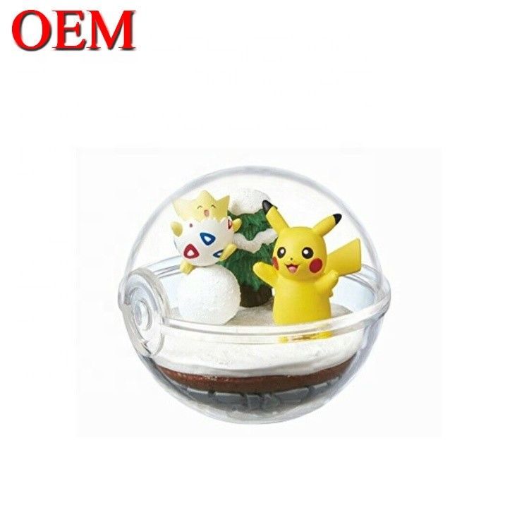 Mini personagem de desenho animado personalizado cápsula figura ovo plástico brinquedo fofinho feito de PVC brinquedo cápsula