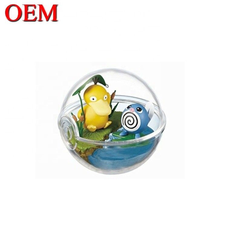 Mini personagem de desenho animado personalizado cápsula figura ovo plástico brinquedo fofinho feito de PVC brinquedo cápsula