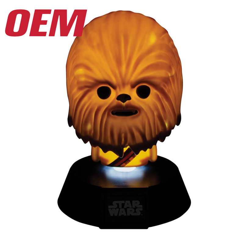 Lâmpada de brinquedos personalizados de LED de iluminação Ome personagem de filme de brinquedos de lâmpada Fazer plástico crianças de brinquedos luz com música e som