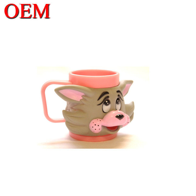 Alturas personalizadas Qualidade Eco-friendly 3d Figure Cup Ice Cute Cartoon Toy Cream Mug