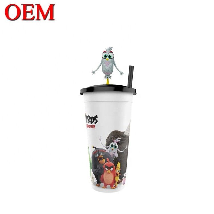 Figura de plástico personalizado Figura de copa de OEM Figura de topper Criar Figura de aniversário