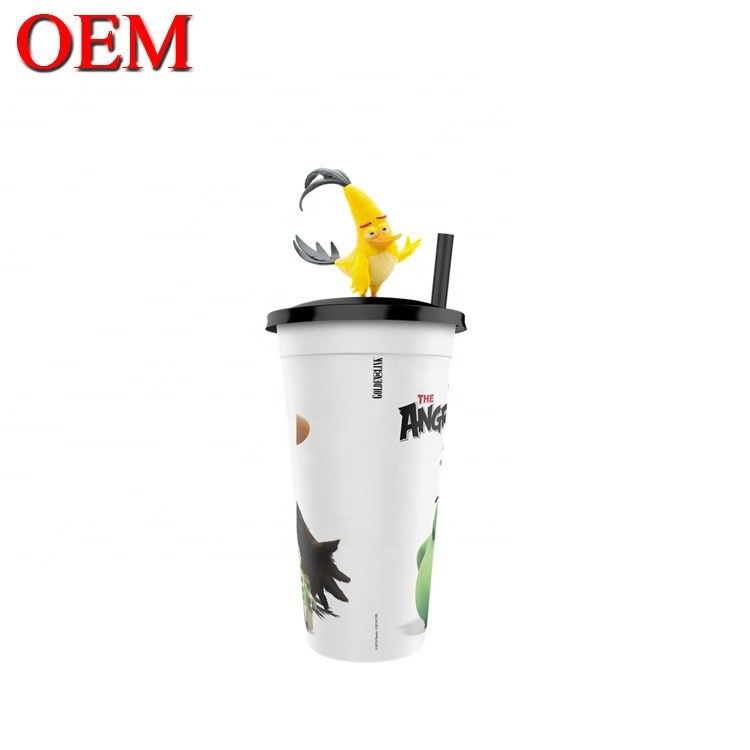 Figura de plástico personalizado Figura de copa de OEM Figura de topper Criar Figura de aniversário