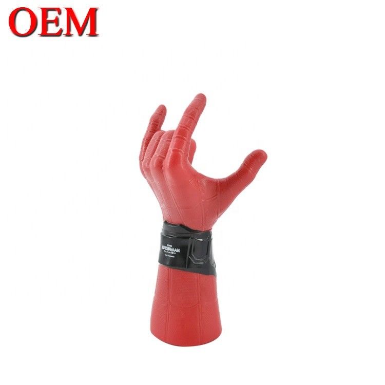 Custom Spider-Man 3D Modelo garrafa OEM Forma de personagem Copo de palha Feito ABS 50oz fábrica de taça