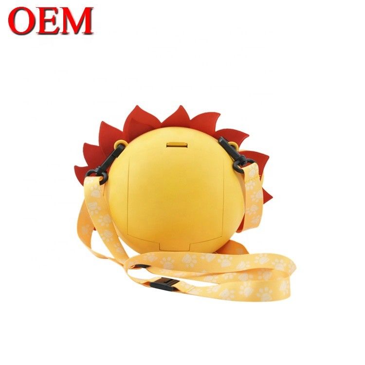 Custom Cute Plastic Cartoon Role 3D Popcorn Bucket Container de comida OEM para o Natal