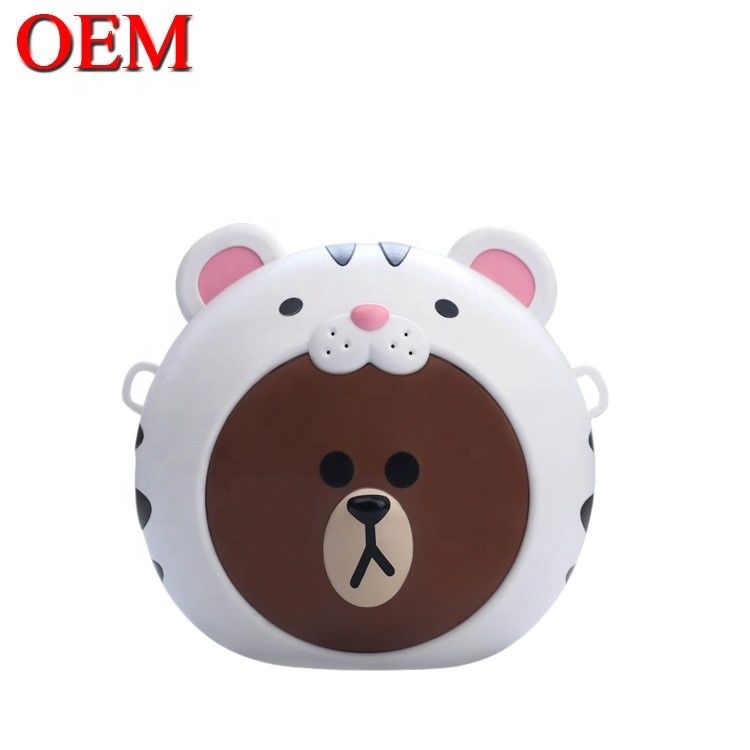 Fabricante de brinquedos personalizados Bonito plástico 3D Disney Figure Toy Popcorn Bucket Para o Natal