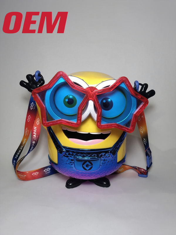 Balde de pipoca de personagem de filme personalizado